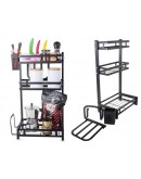 Кухненска етажерка органайзер за подправки и аксесоари 3 нива